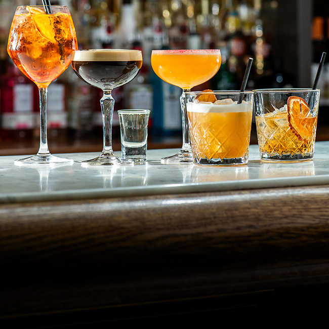 Wine & Drinks menu at The Cock Inn