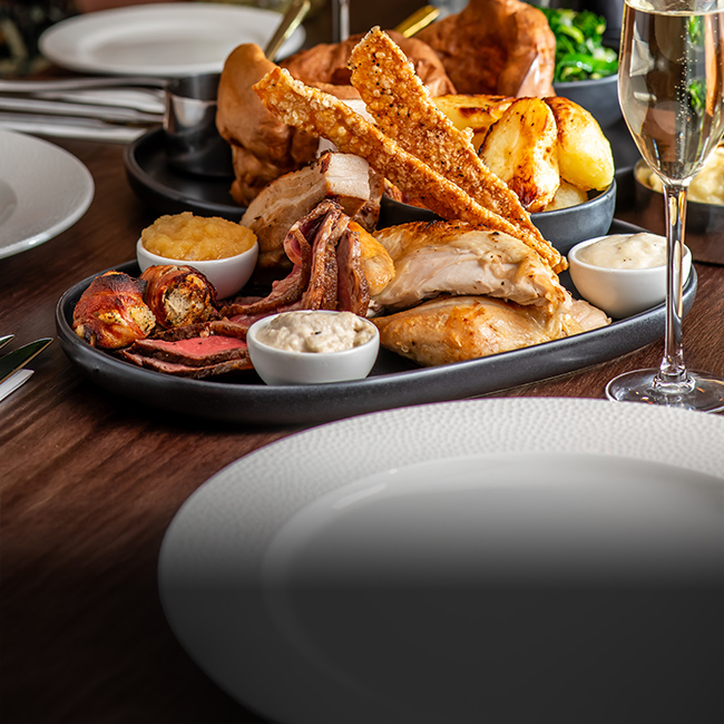 Sunday menu at The Cock Inn